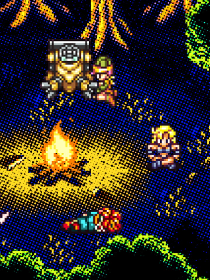 Chrono Trigger Fogata (Polera Regular Fit) 3