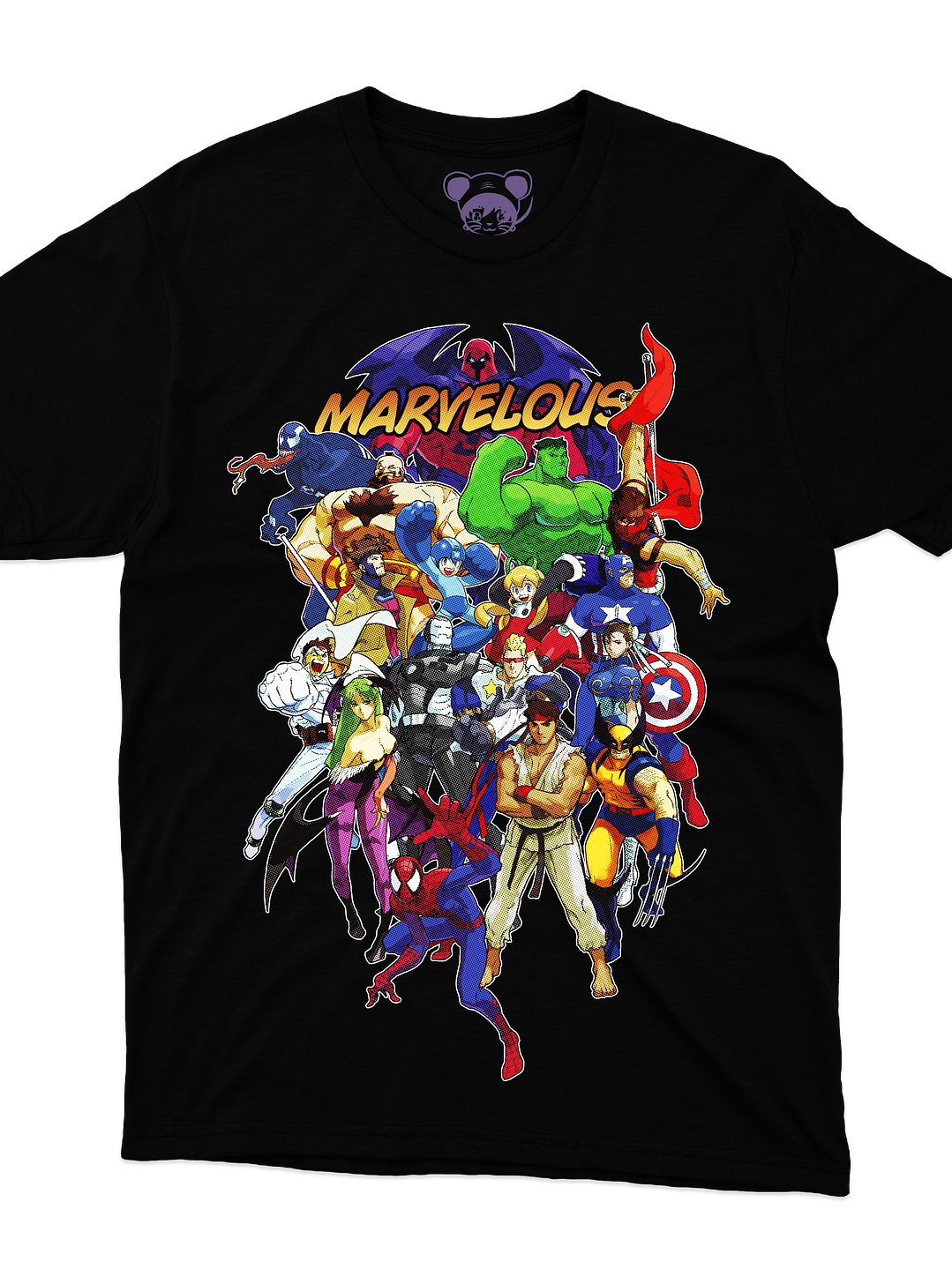 Marvel vs Capcom Marvelous (Polera Regular Fit) 1