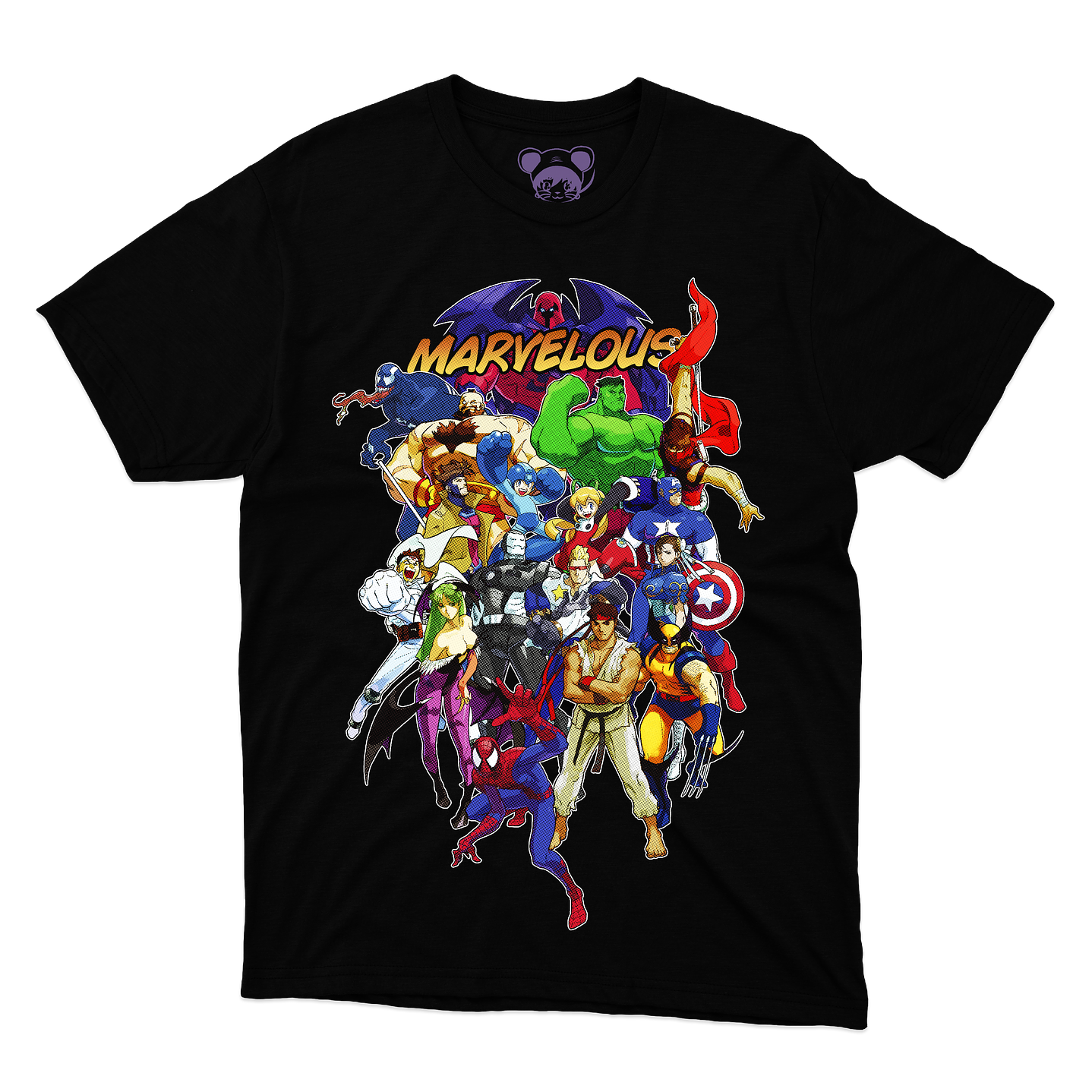 Polera Marvel vs Capcom Marvelous 1