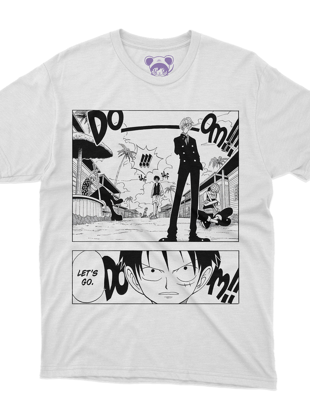 One Piece Let's Go (Polera Regular Fit) 1