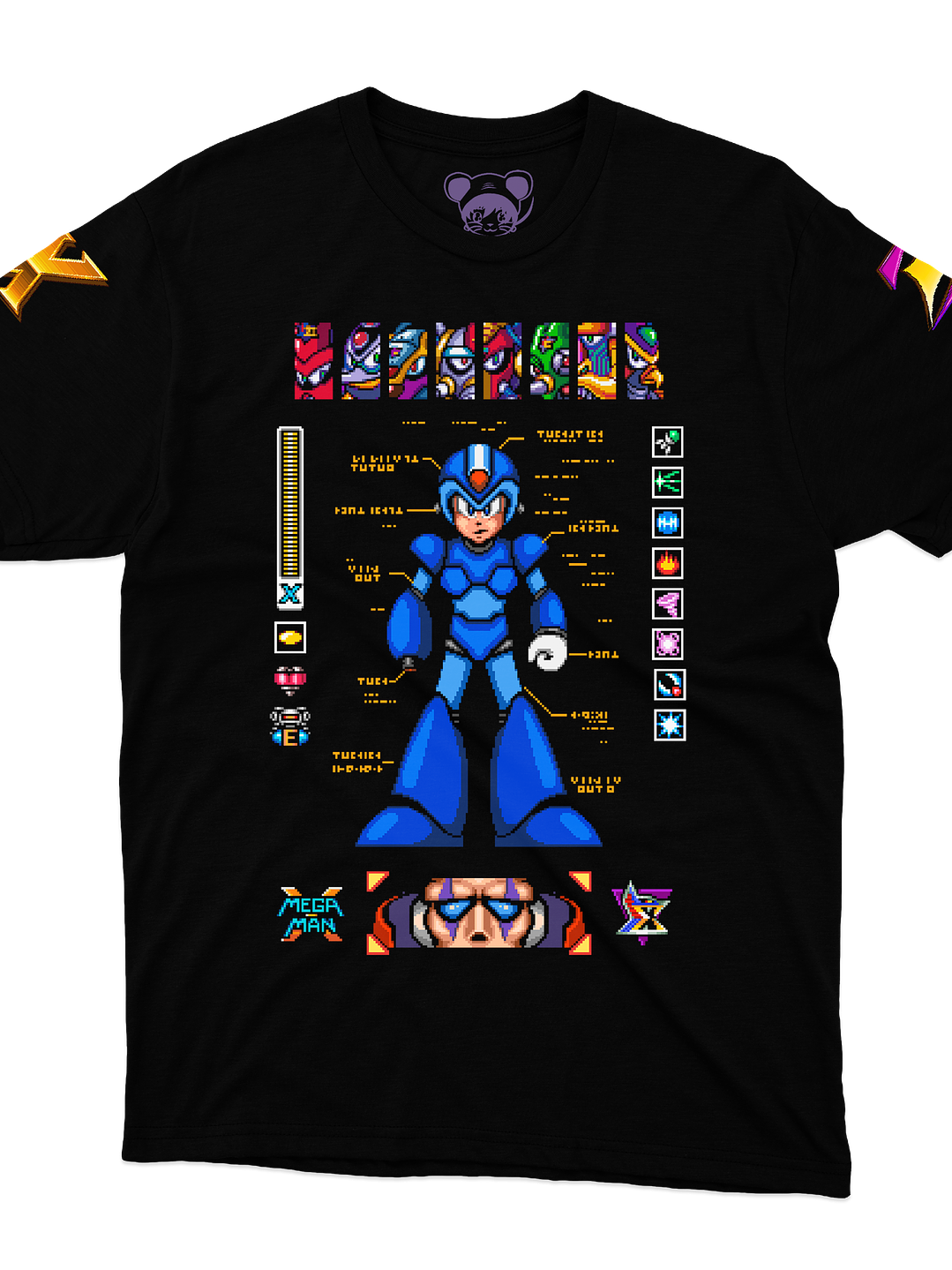 Megaman X Doble Zero (Polera Regular Fit) 1