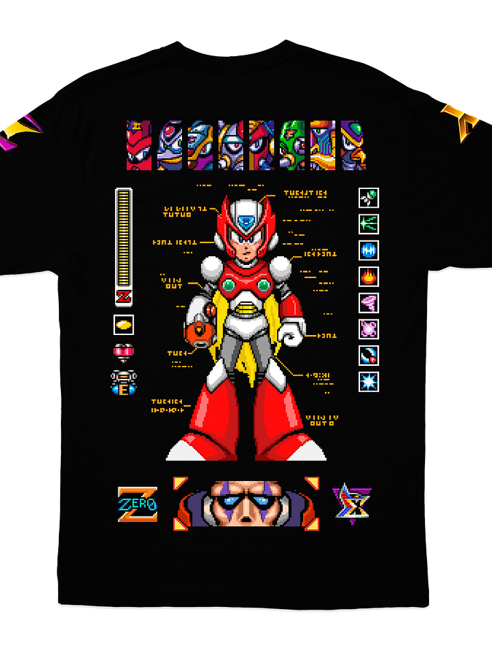 Megaman X Doble Zero (Polera Regular Fit) 2