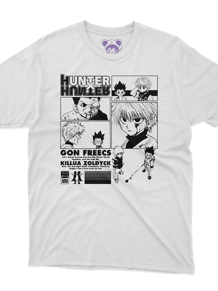 Gon X Killua X Amistad (Polera Regular Fit) 1