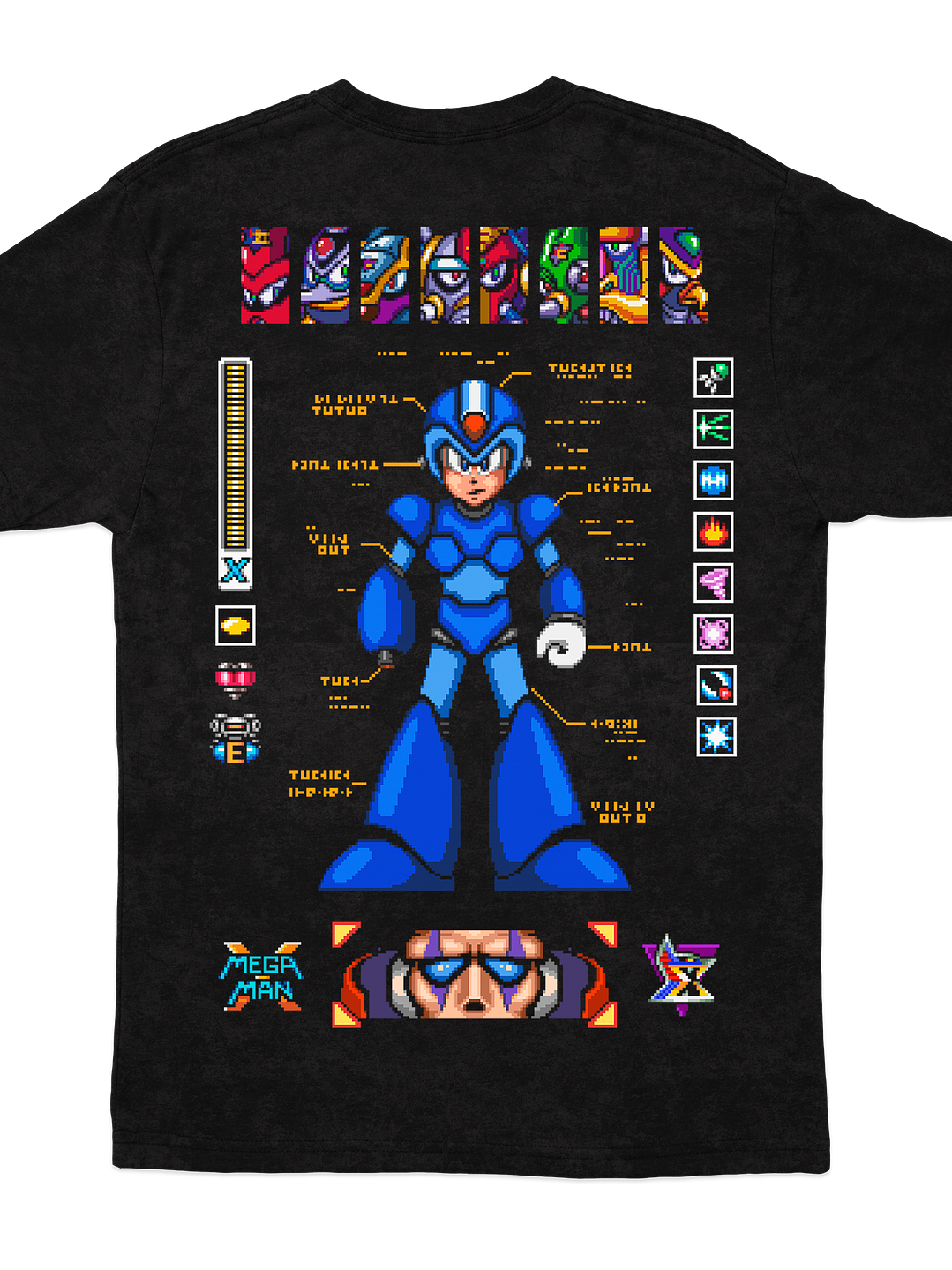 Megaman X (Polera Regular Fit) 1
