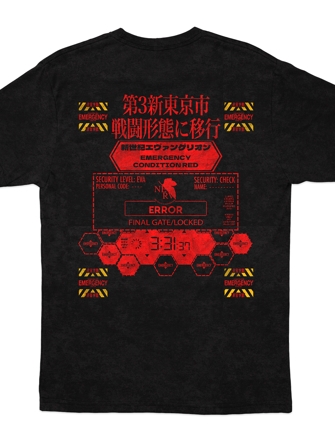 Evangelion Nerv (Polera Regular Fit) 1