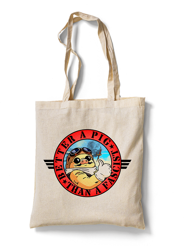 Porco Rosso Better a Pig (Totebag) 1