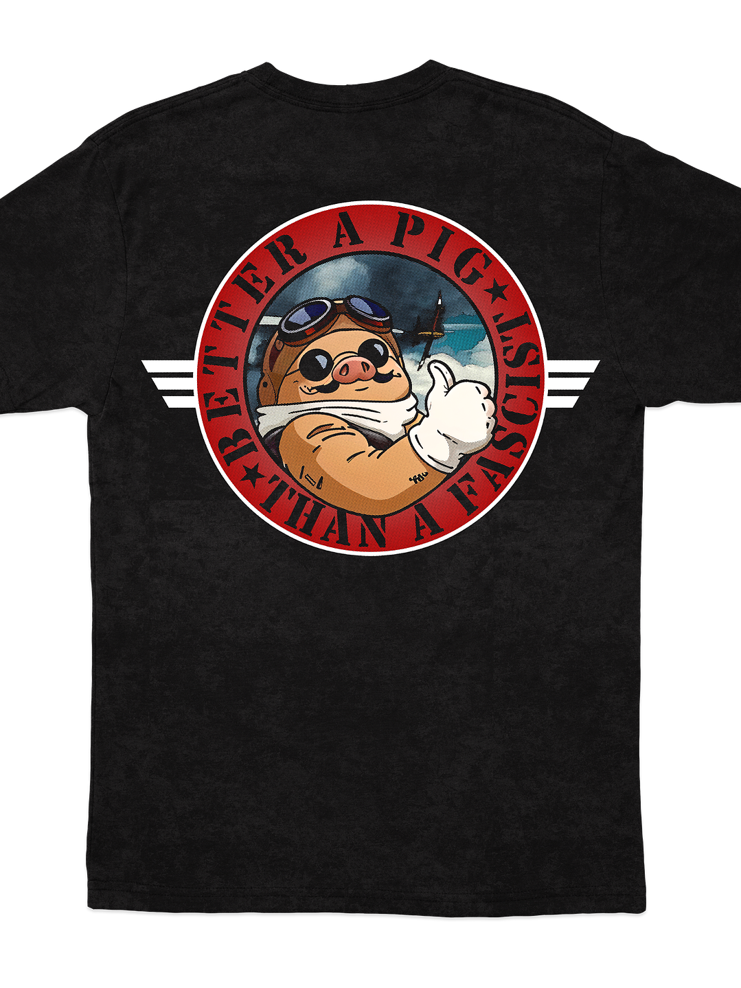 Porco Rosso Better a Pig (Polera Regular Fit) 1