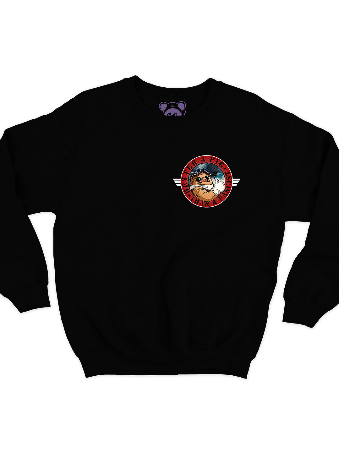 Porco Rosso Better a Pig (Polerón Cuello Polo) 6