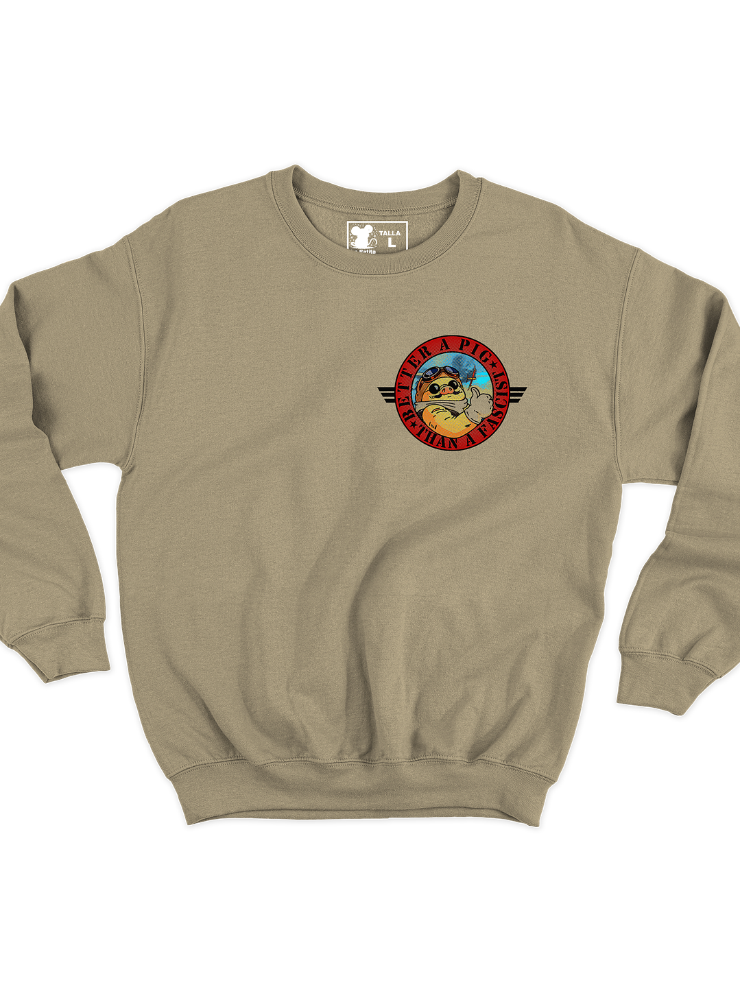 Porco Rosso Better a Pig (Polerón Cuello Polo) 2