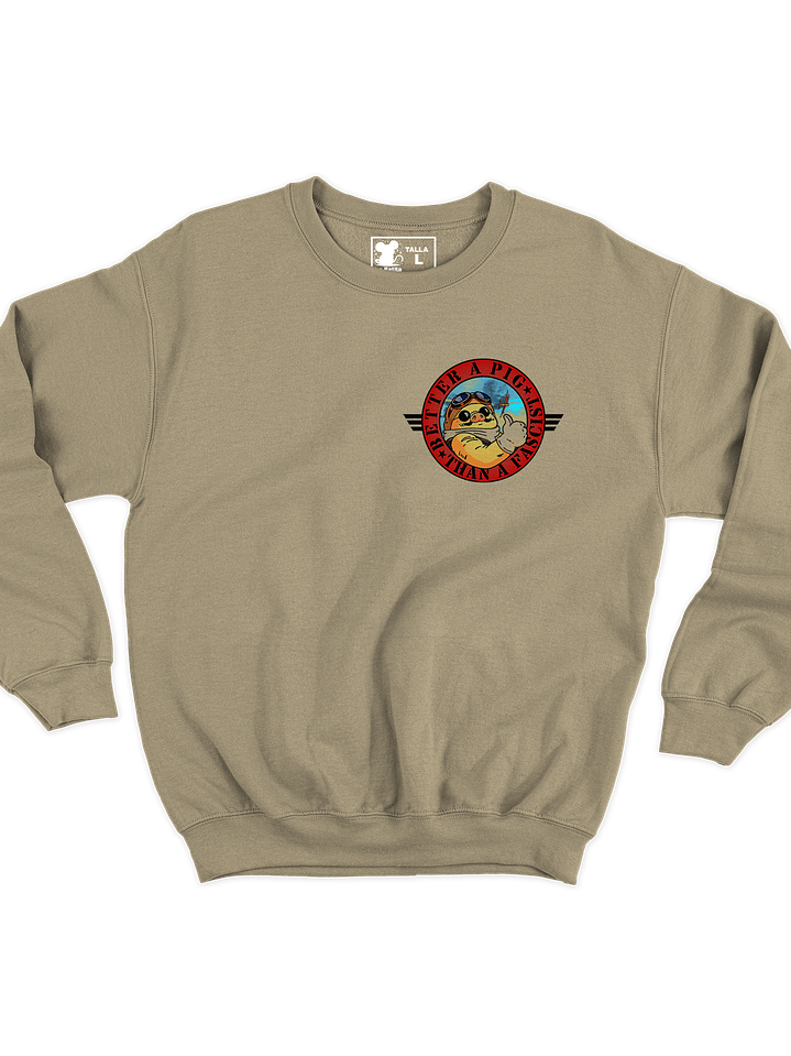 Porco Rosso Better a Pig (Polerón Cuello Polo) 2