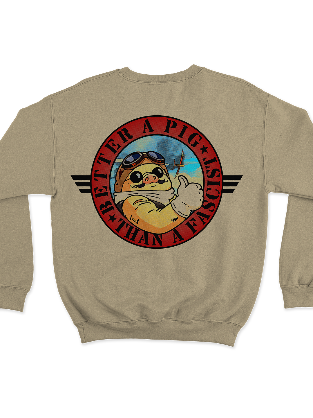 Porco Rosso Better a Pig (Polerón Cuello Polo) 1