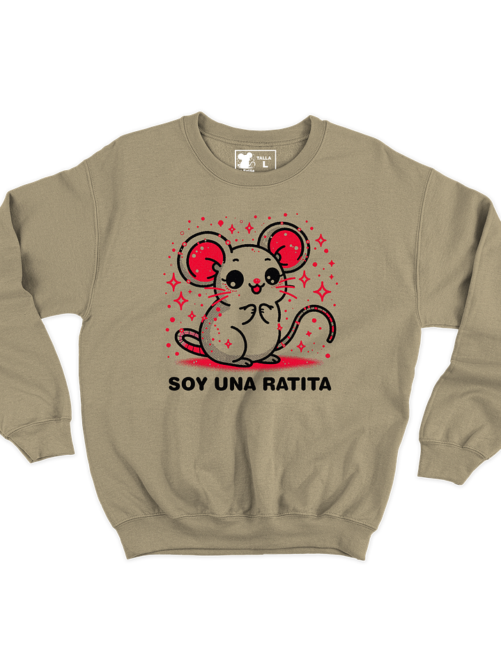 Soy una Ratita (Polerón Cuello Polo) 3