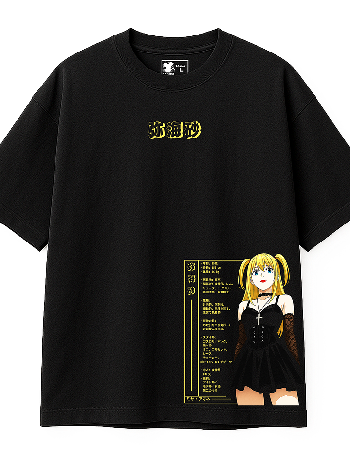 Megami Layout - Misa Amane (Polera Oversize) 2