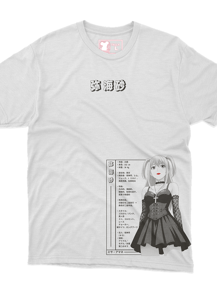 Megami Layout - Misa Amane (Polera Regular Fit) 2
