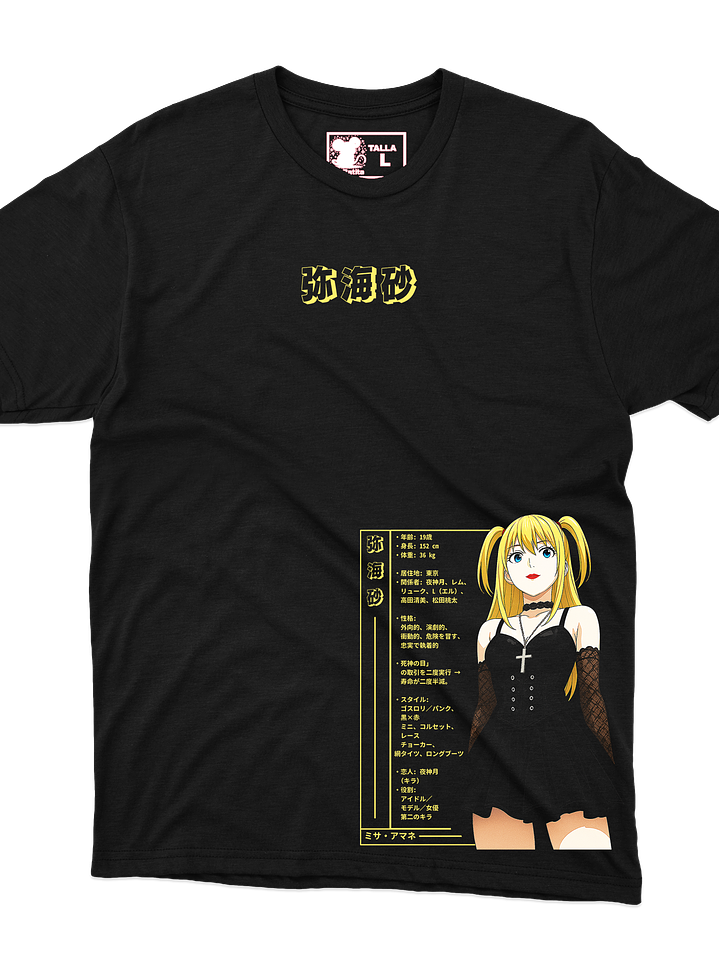 Megami Layout - Misa Amane (Polera Regular Fit) 1