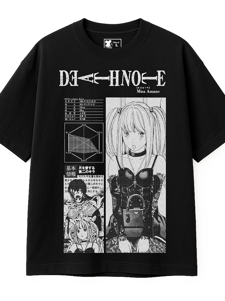 Misa Amane Gigante (Polera Oversize) 1