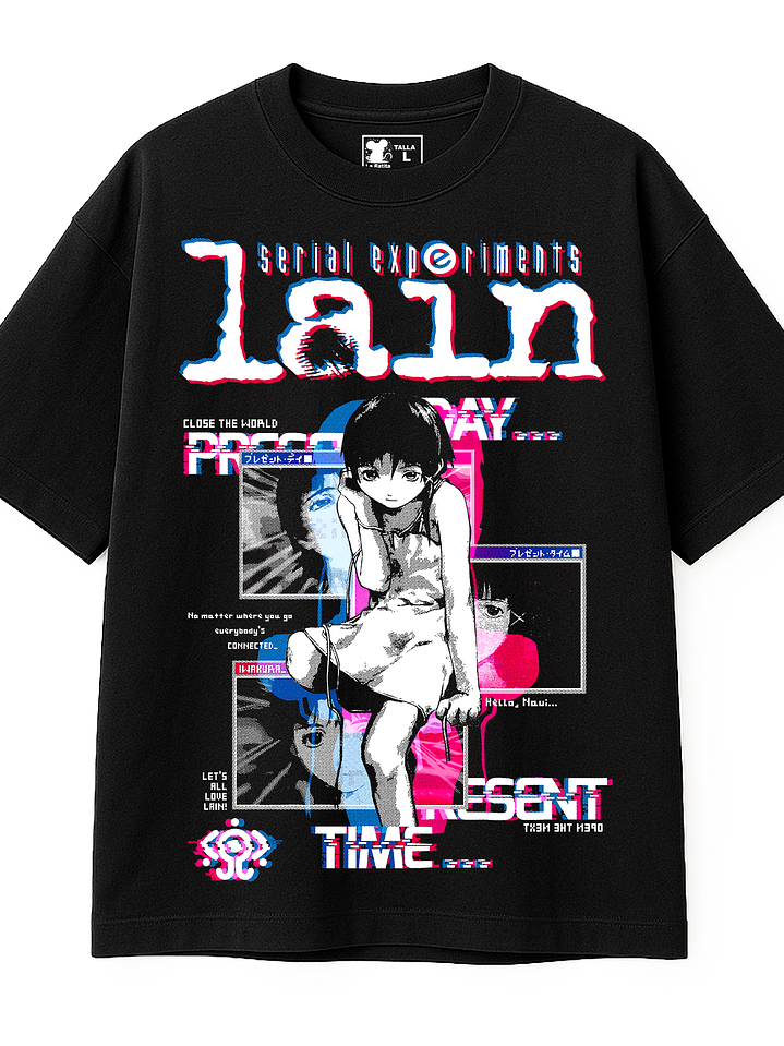 Lain Present Day Gigante (Polera Oversize) 1