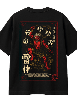 Shin'iki Sumi-e - Raijin (Polera Oversize)