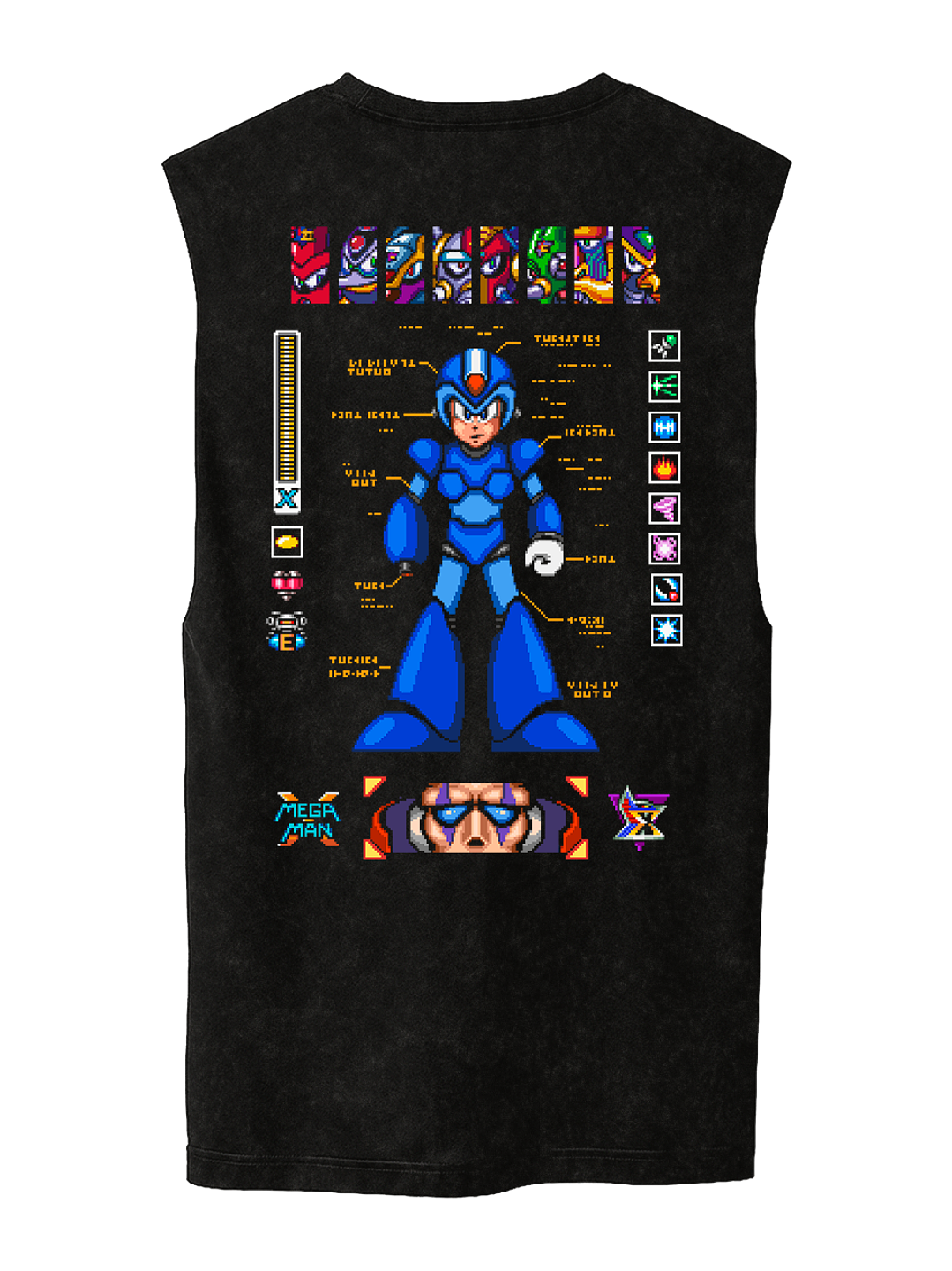 Megaman X (Polera Sin Mangas) 3