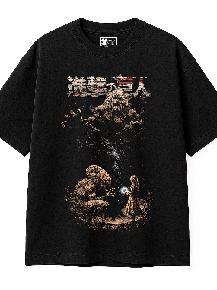 Darker Things -  Ymir, Attack on Titan (Polera Oversize) 1