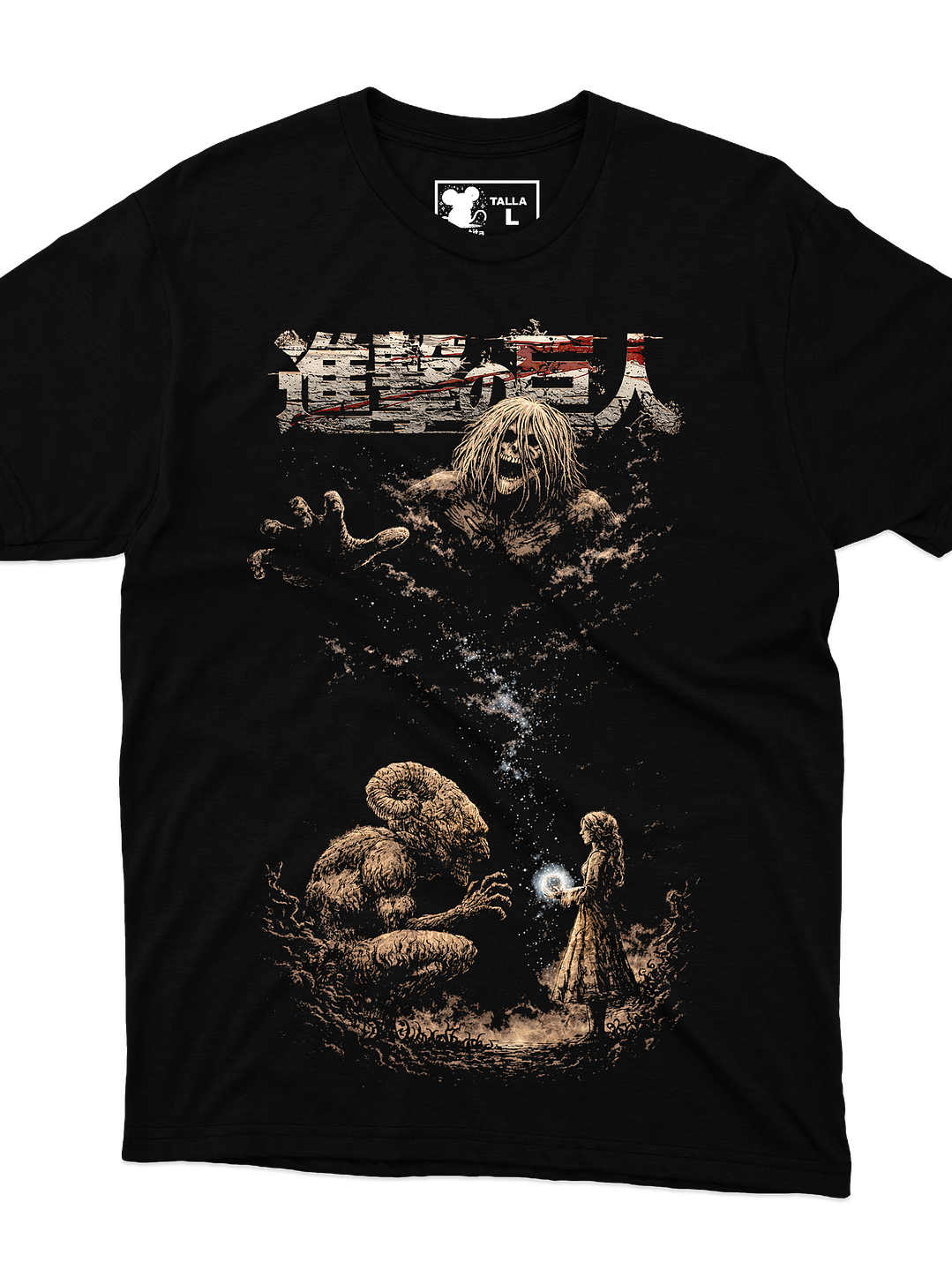 Darker Things -  Ymir, Attack on Titan (Polera Regular Fit) 1