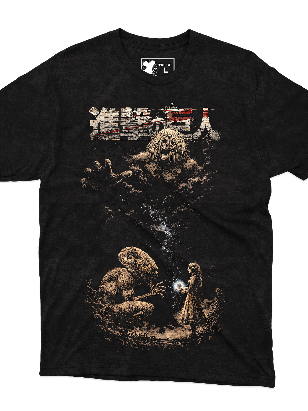 Darker Things -  Ymir, Attack on Titan (Polera Regular Fit) 2