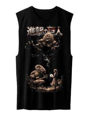 Darker Things -  Ymir, Attack on Titan (Polera Sin Mangas)