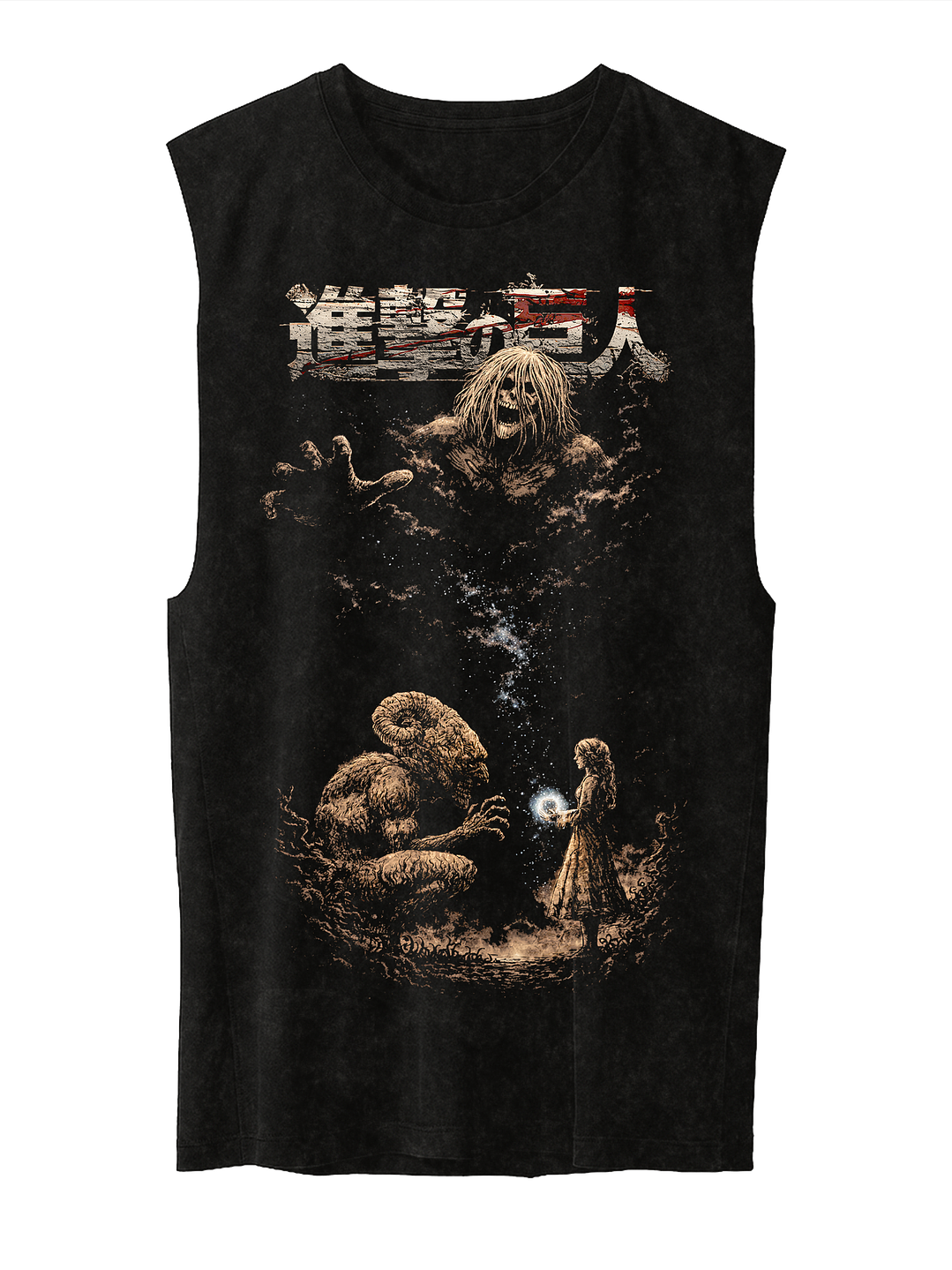 Darker Things -  Ymir, Attack on Titan (Polera Sin Mangas) 2