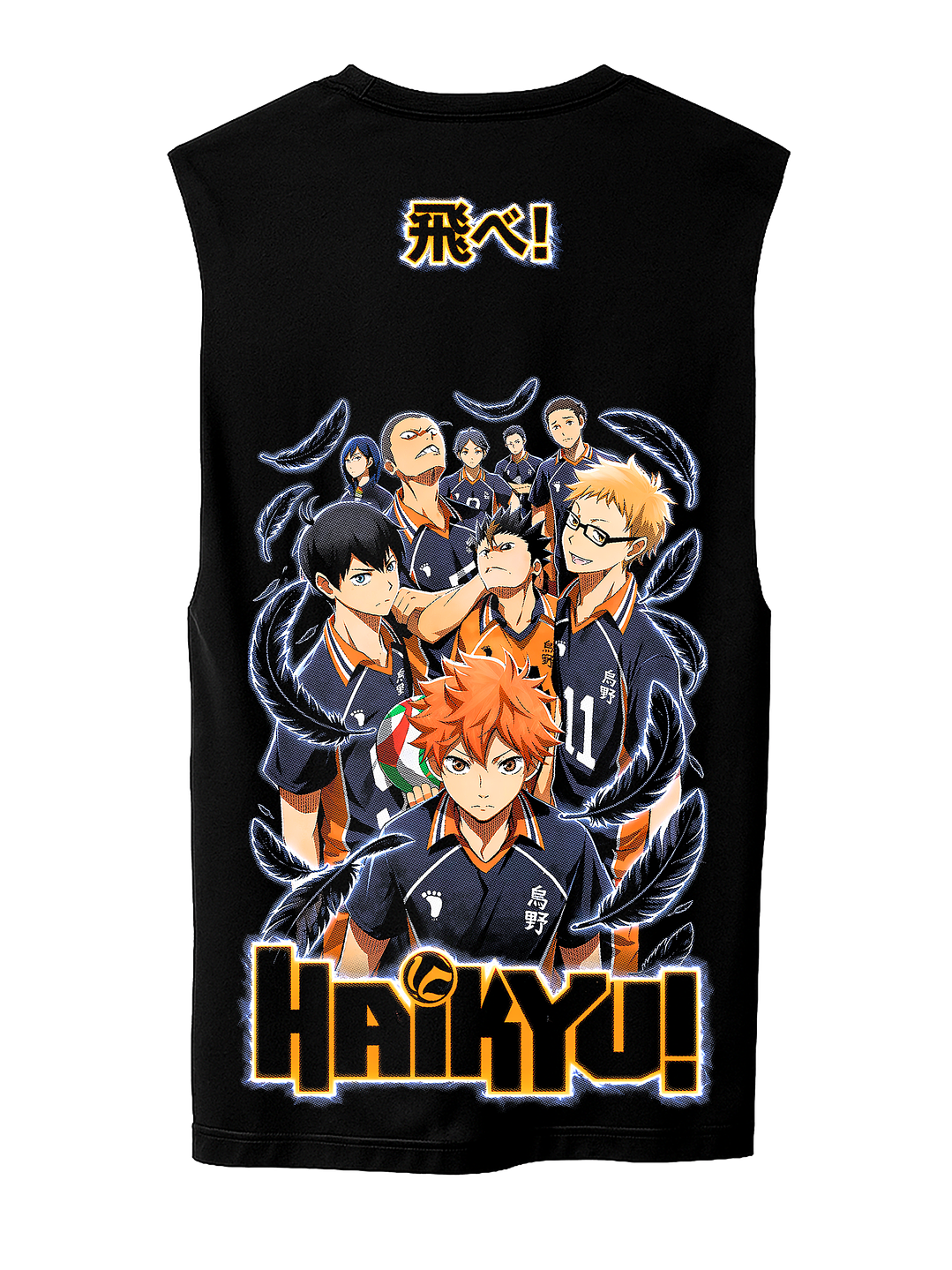 Haikyu!! Karasuno (Polera Sin Mangas) 1