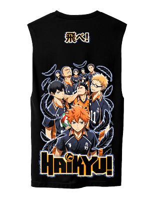Haikyu!! Karasuno (Polera Sin Mangas)