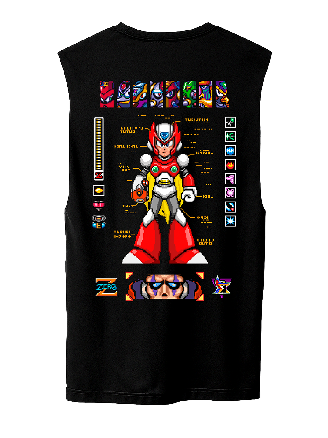 Megaman X Zero (Polera Sin Mangas) 1