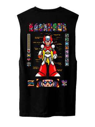 Megaman X Zero (Polera Sin Mangas)