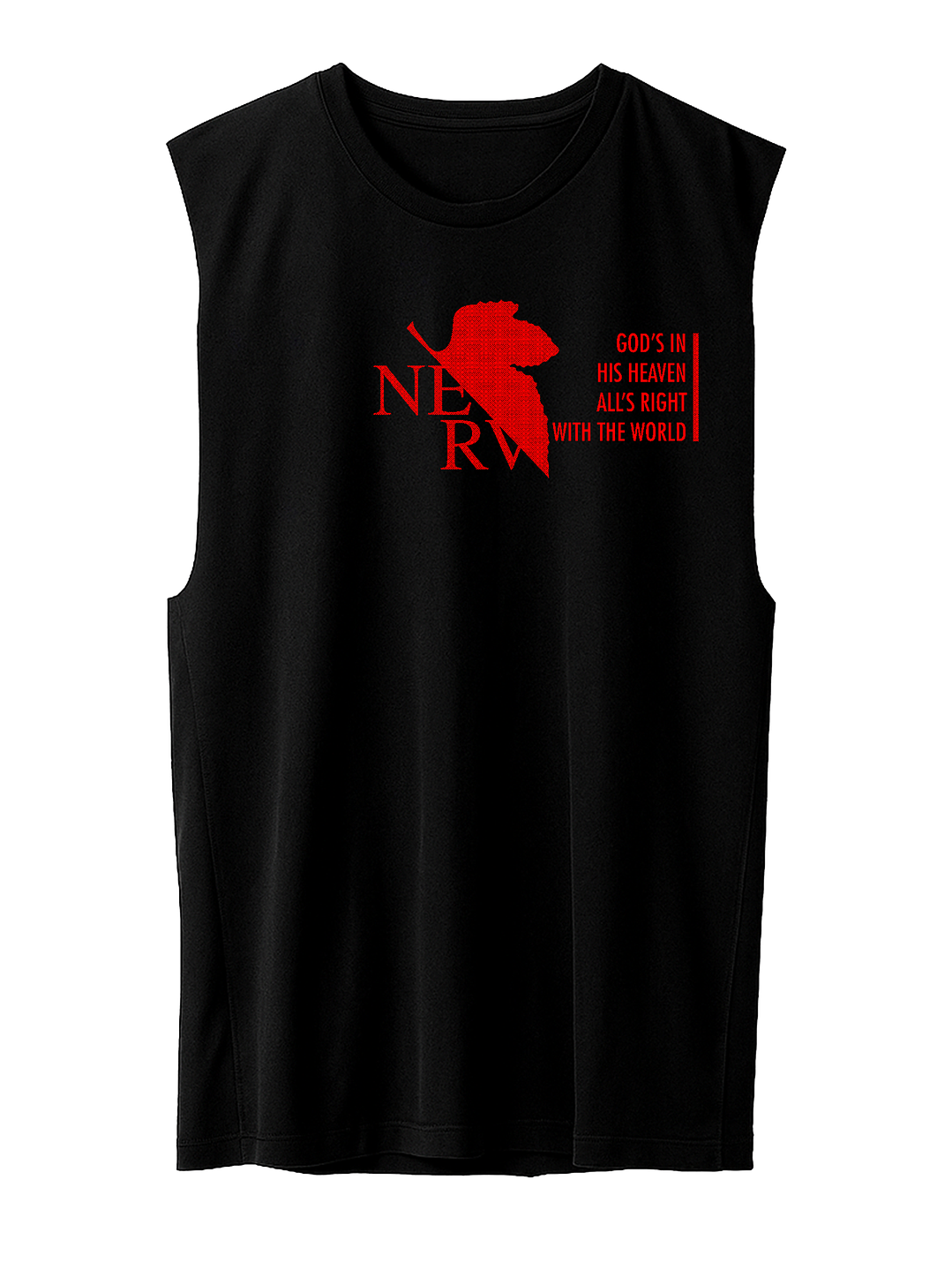 Evangelion Nerv (Polera Sin Mangas) 4