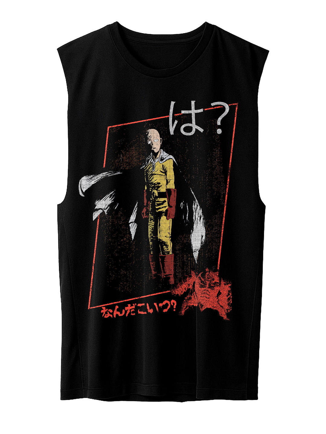 One Punch Huh (Polera Sin Mangas) 1