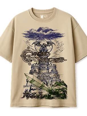 Chrono Trigger Frog Gigante (Polera Oversize)