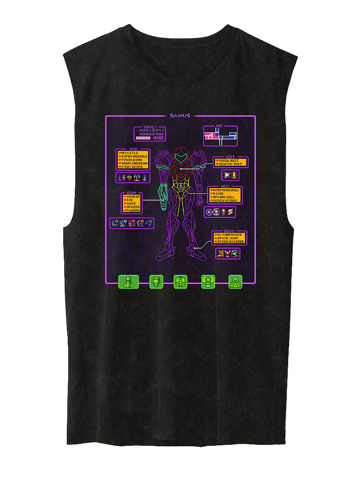 Super Metroid Hud (Polera Sin Mangas) 2