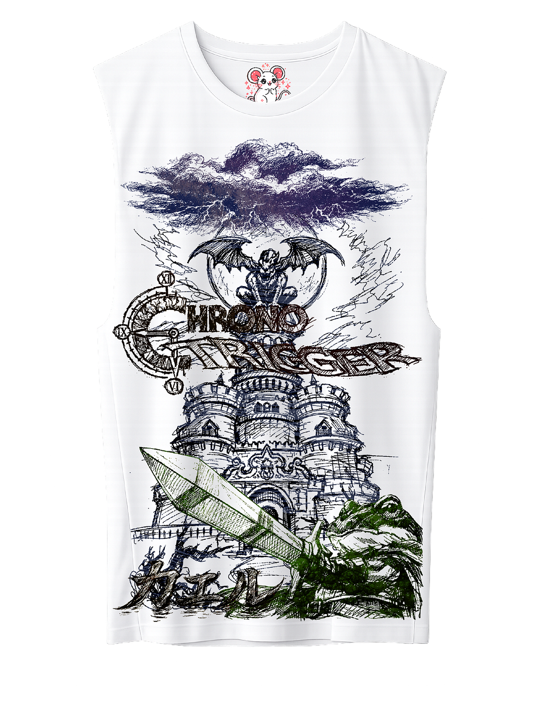 Chrono Trigger Frog Gigante (Polera Sin Mangas) 2