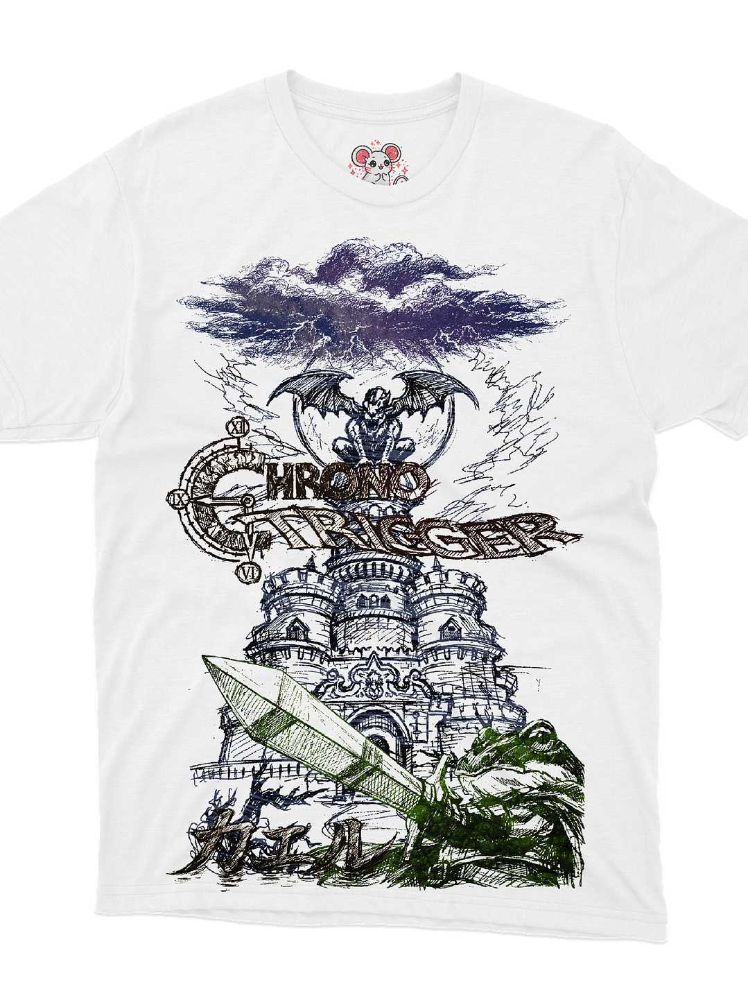Chrono Trigger Frog Gigante (Polera Regular Fit) 1