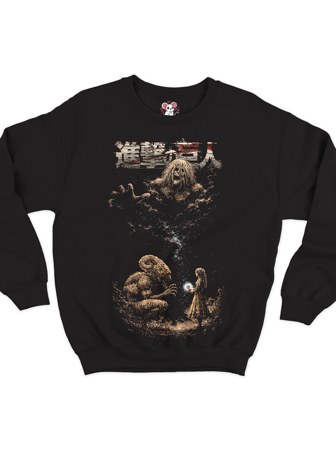 Darker Things -  Ymir, Attack on Titan (Polerón Cuello Polo) 1