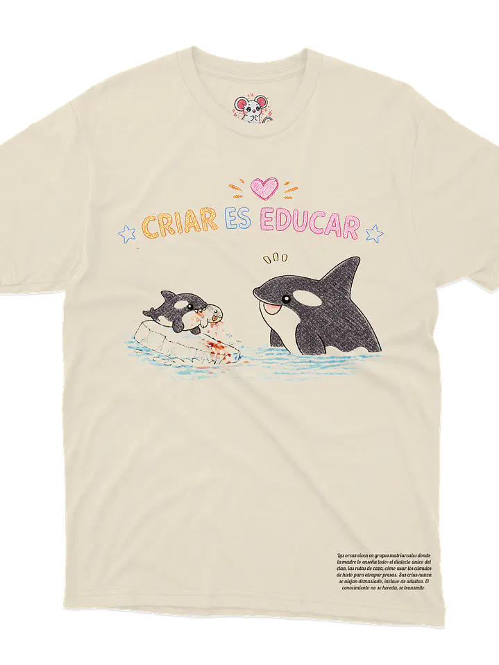 Orca - Criar es Educar (Polera Regular Fit) 2