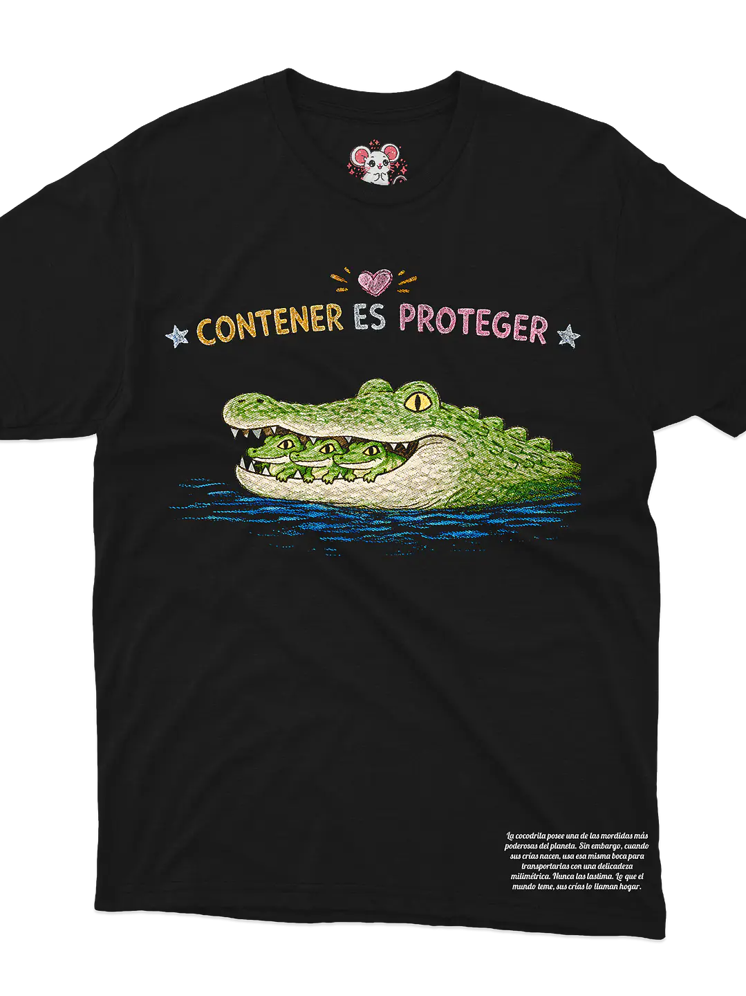 Cocodrilo - Contener es Proteger (Polera Regular Fit) 2