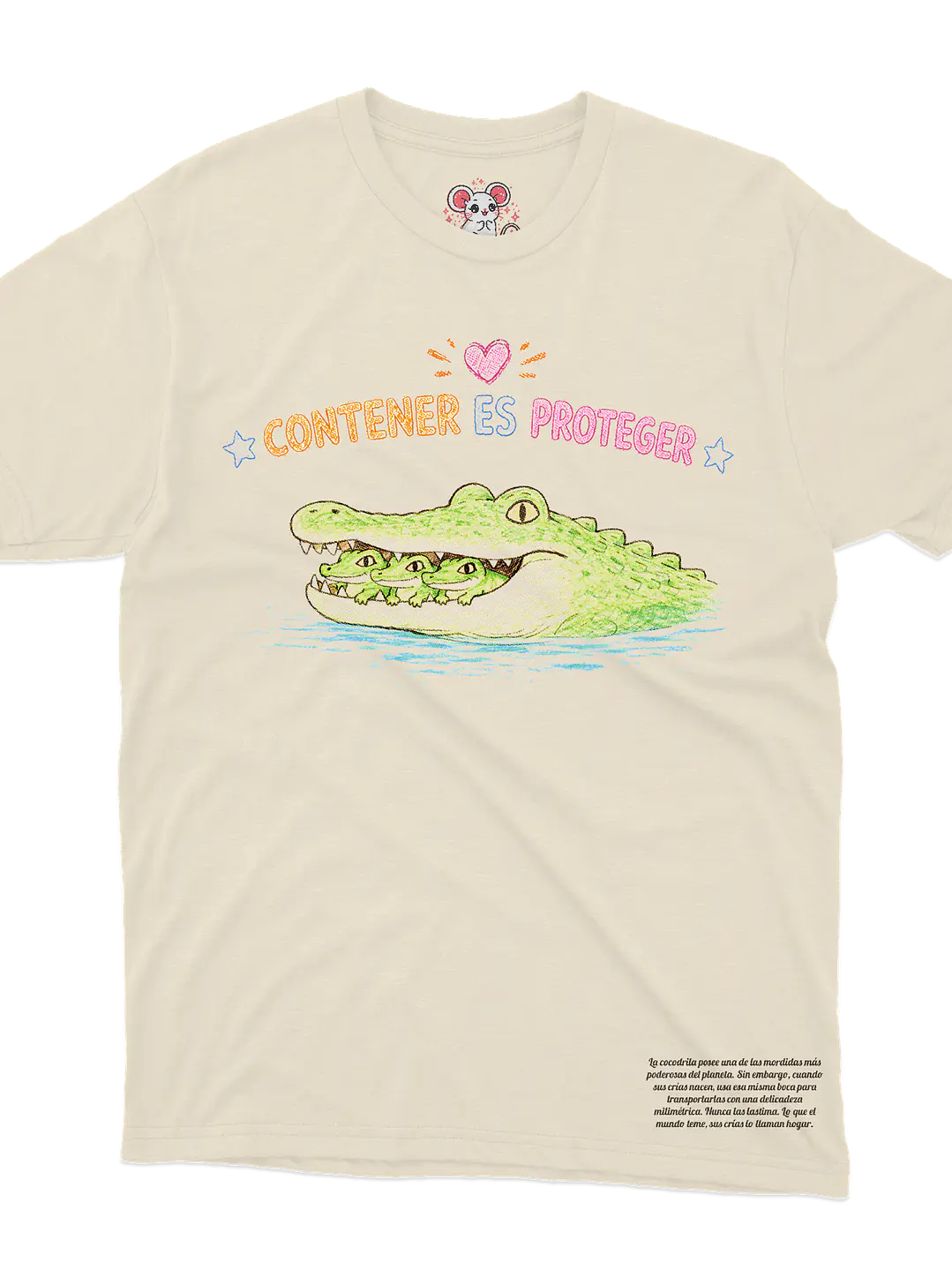Cocodrilo - Contener es Proteger (Polera Regular Fit) 1