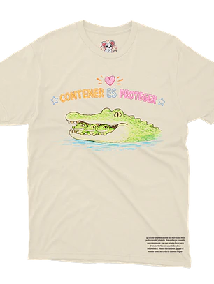 Cocodrilo - Contener es Proteger (Polera Regular Fit)