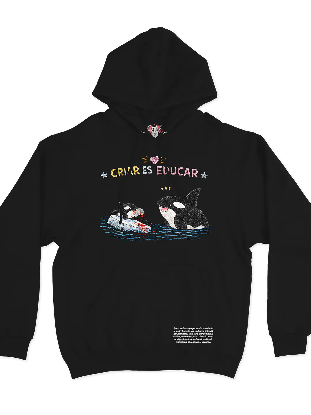 Orca - Criar es Educar (Hoodie) 1