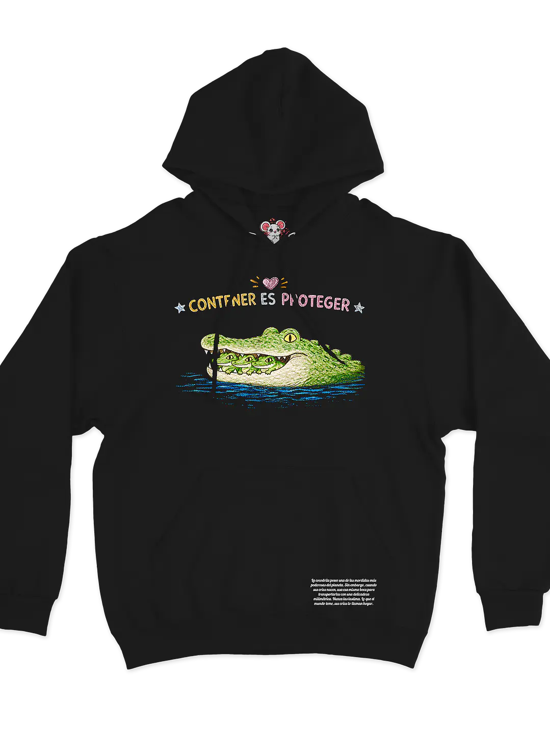 Cocodrilo - Contener es Proteger (Hoodie) 1