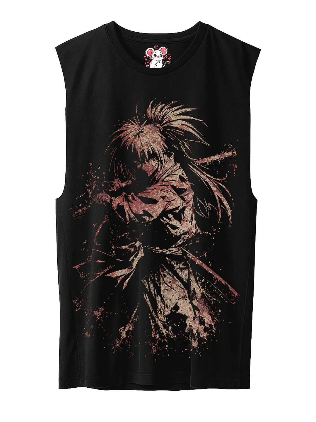 Kenshi no Michi - Kenshin Himura (Polera Sin Mangas) 1