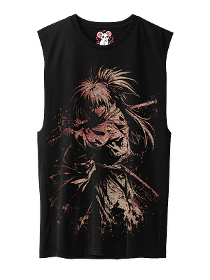 Kenshi no Michi - Kenshin Himura (Polera Sin Mangas)