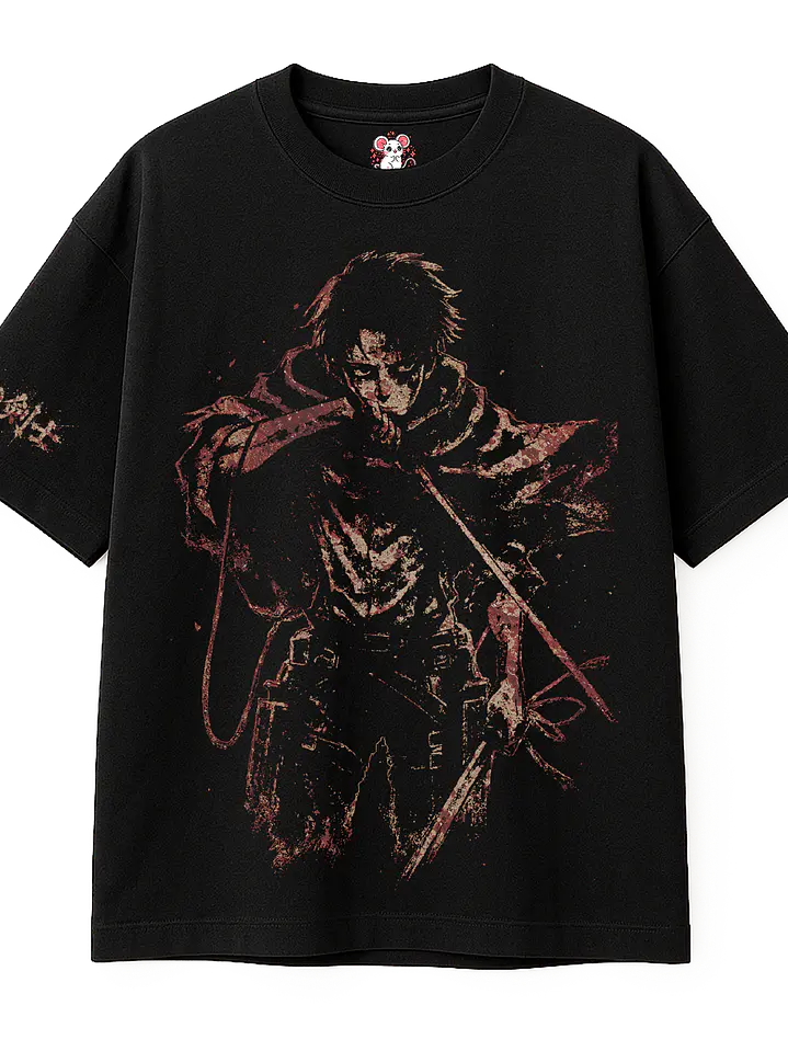 Kenshi no Michi - Levi Ackerman (Polera Oversize) 1