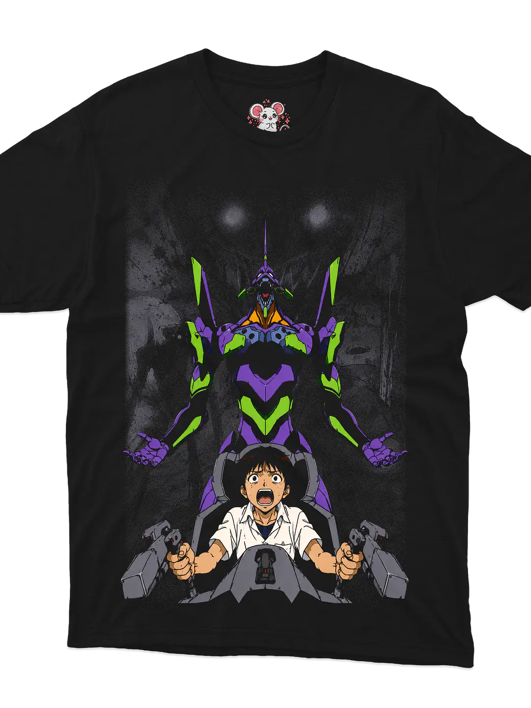 Darker Things -  Eva 01, Evangelion (Polera Regular Fit) 1