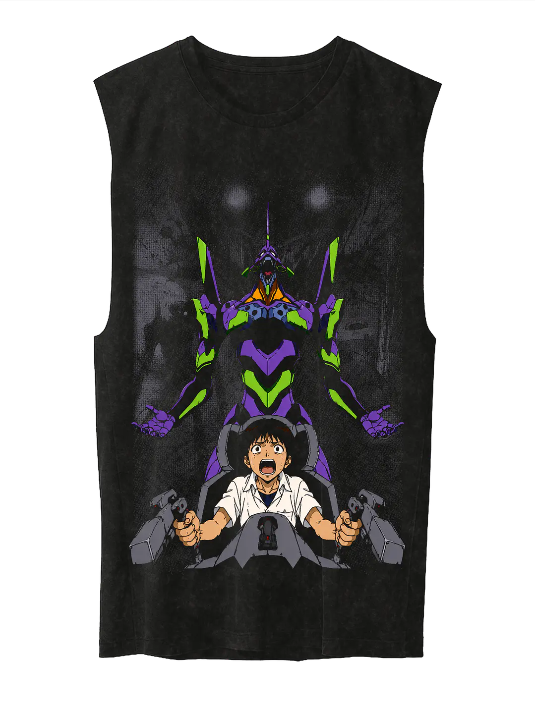 Darker Things -  Eva 01, Evangelion (Polera Sin Mangas) 2
